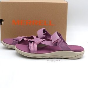 NEW Women's Merrell District 4 Post Sandals J006948 Mauve